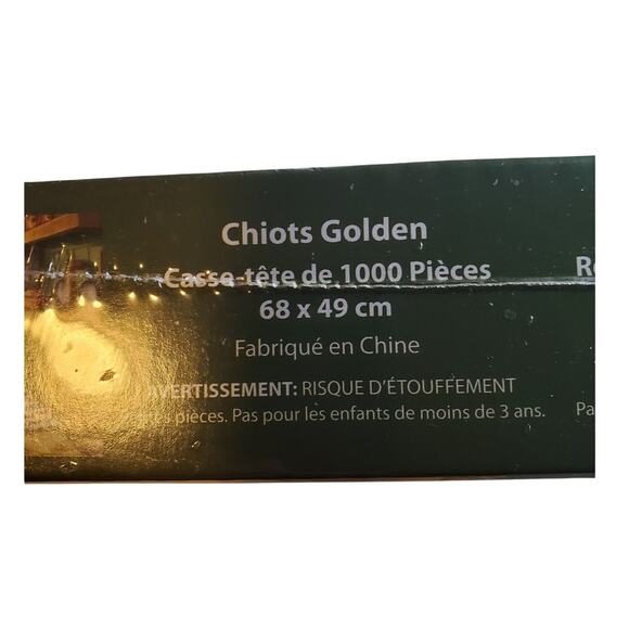 Puzzle - Golden Puppies Puzzle - 1000 pcs - 26x19 - Picture 3 of 3